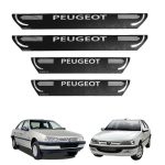 برچسب پارکابی طرح چرمی مدل ونوس نوشته peugeot