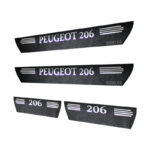 برچسب پارکابی طرح چرمی مدل ونوس نوشته peugeot - 206