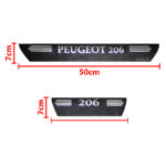 برچسب پارکابی طرح چرمی مدل ونوس نوشته peugeot - 206