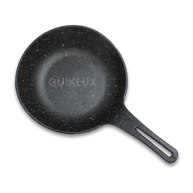 تابه گرد تک دسته گریل چدنی گرانیت نچسب