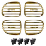 قاب دریچه کولر اسپرت پژو 206 MP با ناخنی- طلایی