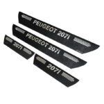 برچسب پارکابی طرح چرمی مدل ونوس نوشته peugeot - 207i