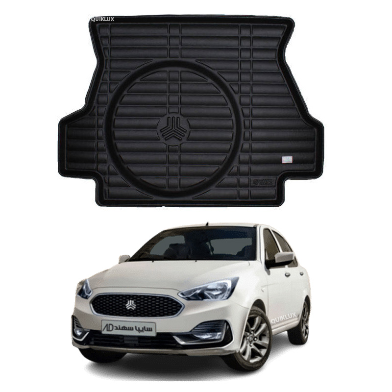 256652 کفپوش سه بعدی صندوق خودرو بابل کارپت مدل اکونومی مناسب برای سهند