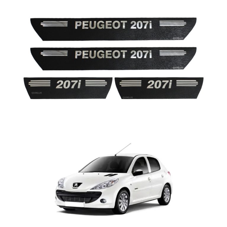 برچسب پارکابی طرح چرمی مدل ونوس نوشته peugeot - 207i