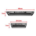 برچسب پارکابی طرح چرمی مدل ونوس نوشته + DENA