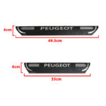 برچسب پارکابی طرح چرمی مدل ونوس نوشته peugeot