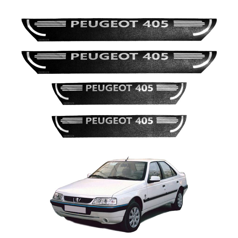 برچسب پارکابی طرح چرمی مدل ونوس نوشته peugeot - 405
