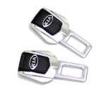 صداگیر کمربند stco چرمی بدون قفل بسته 2 عددی - لوگو KIA