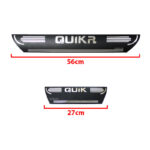 برچسب پارکابی طرح چرمی مدل ونوس نوشته QUIK_R لاتین