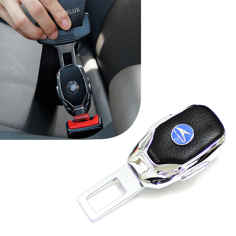 صداگیر کمربند stco قفل شو مدل چرمی - لوگو kmc