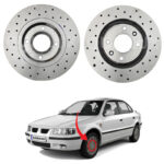 دیسک ترمز PFC سوراخ دار سمند ملی