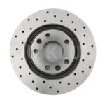 دیسک ترمز PFC اسپرت سوراخ دار چرخ جلو دنا 5 پیچ