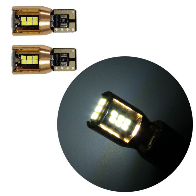 لامپ SMD آریایی 18 تایی مدل کنباس دار فریم فلزی - بسته 2 عددی رنگ سفید