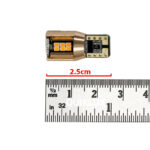 لامپ SMD آریایی 18 تایی مدل کنباس دار فریم فلزی - بسته 2 عددی رنگ نارنجی