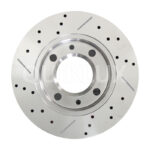 دیسک ترمز PFC سوراخ دار شیار دار چرخ عقب پژو 206 تیپ 5، H30 CROSS، پژو 207، رانا - مدل توربو