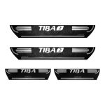 برچسب پارکابی طرح چرمی مدل ونوس نوشته تیبا2 Tiba2 لاتین