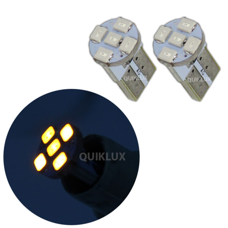 لامپ SMD آریایی 5 تایی بسته 2 عددی - رنگ انبه ای