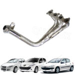 هدرز تیپ 5 فولادی 1 به 4 رانر کوتاه کالکتور گرد AIR مناسب پژو 206، پژو 207، رانا