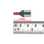 لامپ COB آریایی 6 تایی مدل jet بسته 2 عددی - رنگ قرمز