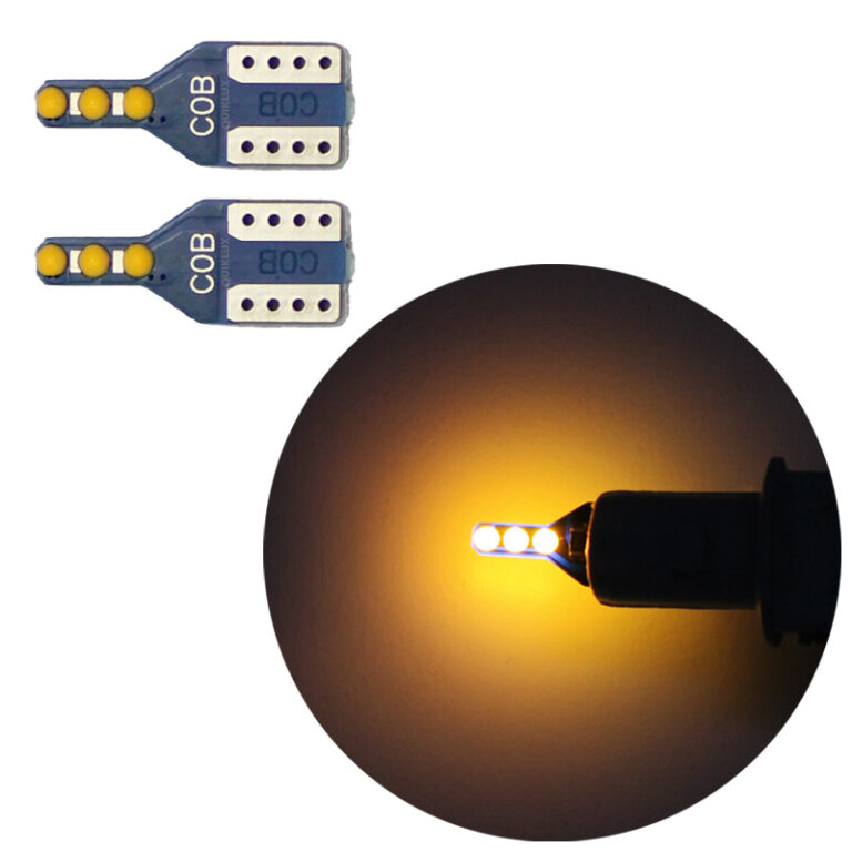 لامپ COB آریایی 6 تایی مدل jet بسته 2 عددی - رنگ لیمویی