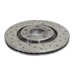 دیسک ترمز PFC اسپرت سوراخ دار چرخ جلو دنا 5 پیچ