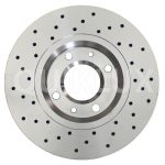 دیسک ترمز SMT سوراخ دار چرخ جلو سمند ملی، سمند EF7، سمند مدل 90 به بالا، دنا، زانتیا همه مدل ها