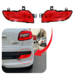 مه شکن عقب پژو 207 طرح سه بعدی رنگ قرمز برند NG.CO