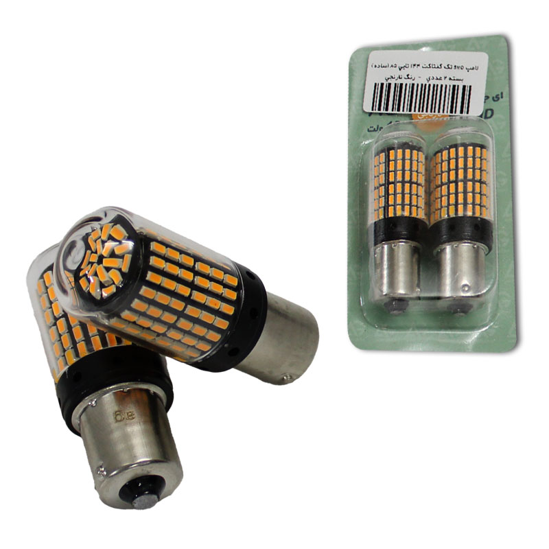 لامپ SMD تک کنتاکت 144 تایی AG (ساده) بسته 2 عددی - رنگ نارنجی