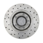 دیسک ترمز PFC اسپرت سوراخ دار چرخ جلو دنا 5 پیچ