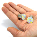 لامپ SMD تک کنتاکت 22 تایی (ساده) بسته 2 عددی - رنگ لیمویی