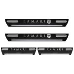 برچسب پارکابی طرح چرمی مدل ونوس نوشته لاماری