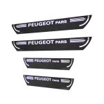 برچسب پارکابی طرح چرمی مدل ونوس نوشته peugeot- pars