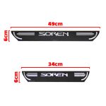 برچسب پارکابی طرح چرمی مدل ونوس نوشته SOREN