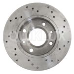 دیسک ترمز SMT سوراخ دار چرخ جلو پژو 206 تیپ 2