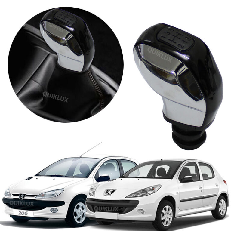 سردنده پژو 206 - 207 اسپرت طرح 2008 cover plus - رنگ مشکی ورنی