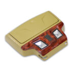 چراغ سقف پژو پارس و 405 جا عینکی دار جدید طرح چوب براق