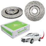 دیسک ترمز SMT سوراخ دار اسپرت چرخ عقب - رانا