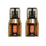 لامپ SMD آریایی 18 تایی مدل کنباس دار فریم فلزی - بسته 2 عددی رنگ قرمز