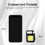 چراغ شارژی کارابین دار COB