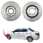 دیسک ترمز PFC سوراخ دار دنا