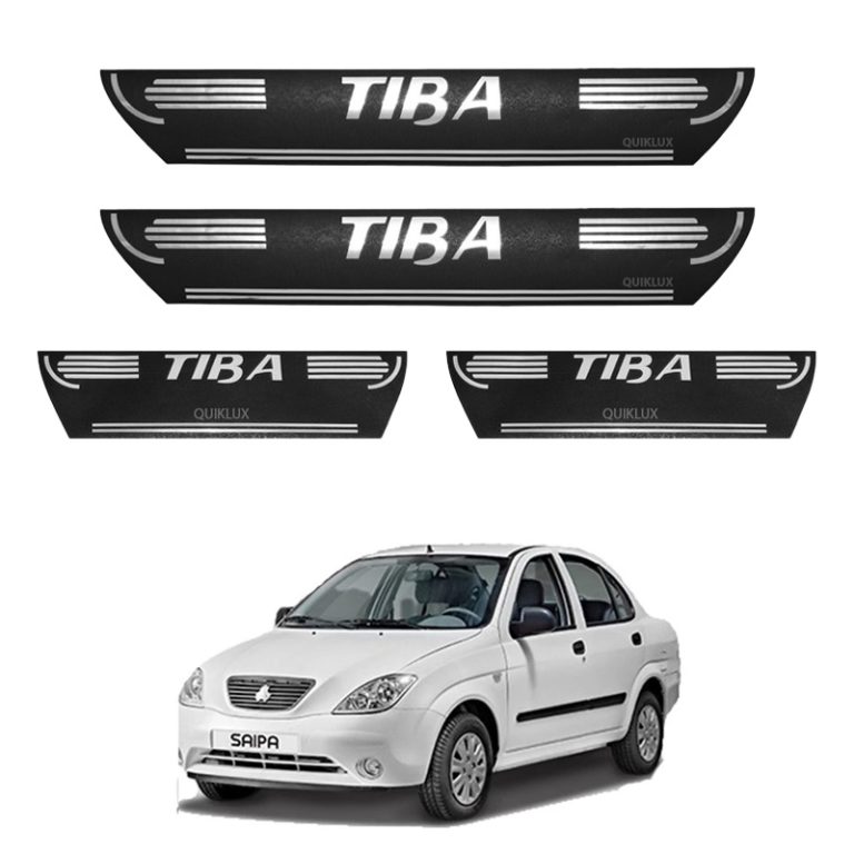 برچسب پارکابی طرح چرمی مدل ونوس نوشته تیبا Tiba لاتین