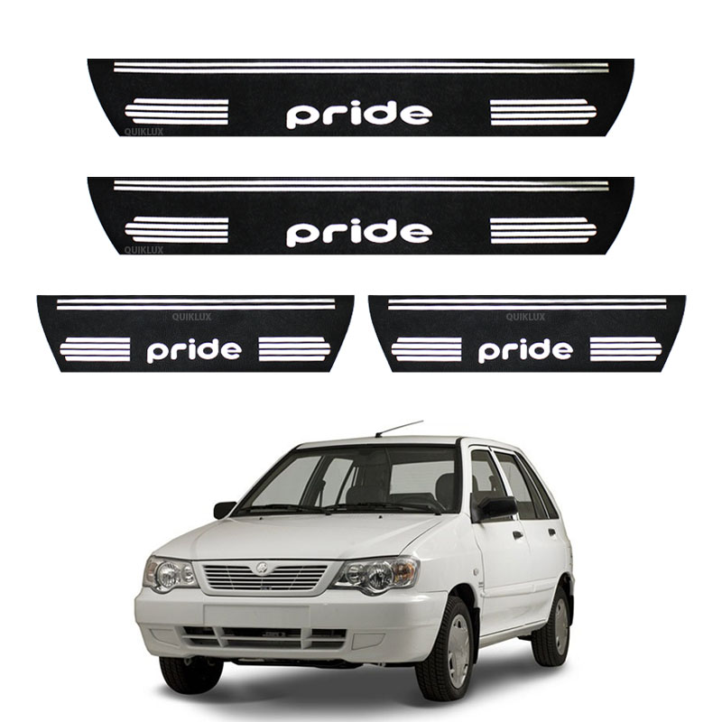 برچسب پارکابی طرح چرمی مدل ونوس نوشته پراید Pride