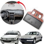 چراغ سقف پژو پارس و 405 جا عینکی دار جدید مشکی با طرح چوب مات