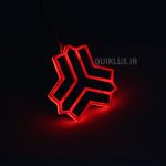 آرم نورانی سایپا پشت صندوق کوییک