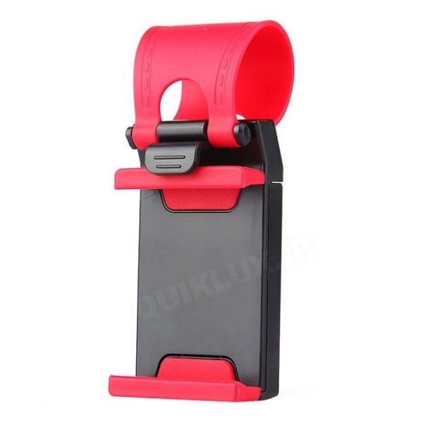 هولدر نگهدارنده موبایل روی فرمان خودرو مدل بند دار