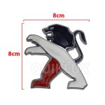 آرم عقب پژو 206 RC شیر پژو سه بعدی رنگ پرچم فرانسه کیفیت درجه یک (خارجی)
