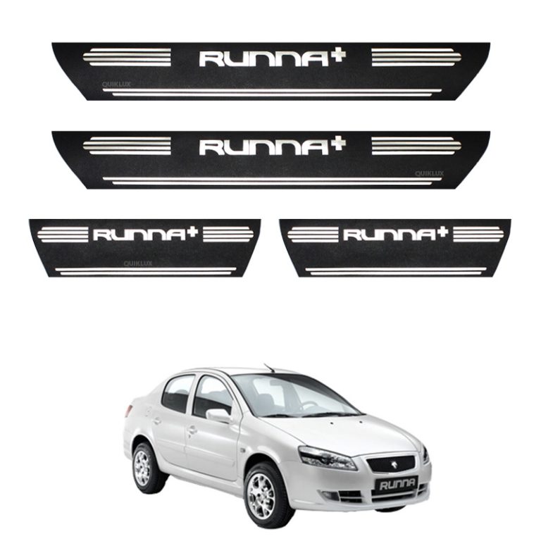 برچسب پارکابی طرح چرمی مدل ونوس نوشته رانا پلاس Runna + لاتین
