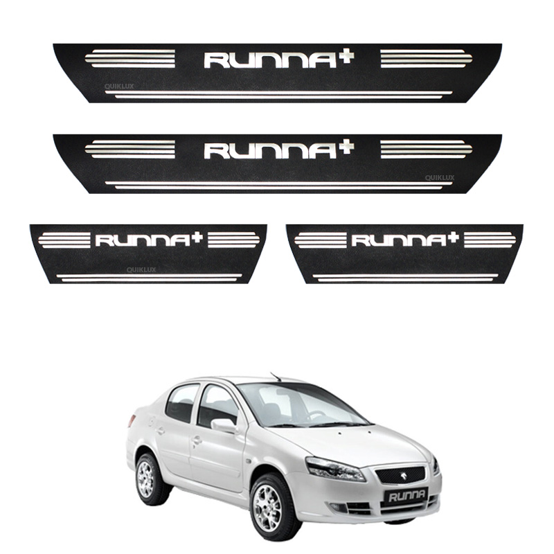 برچسب پارکابی طرح چرمی مدل ونوس نوشته رانا پلاس Runna + لاتین