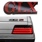 آرم پلکسی نوشته GLX – قرمز