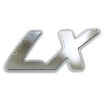 آرم پلکسی LX بغل گلگیر – کروم